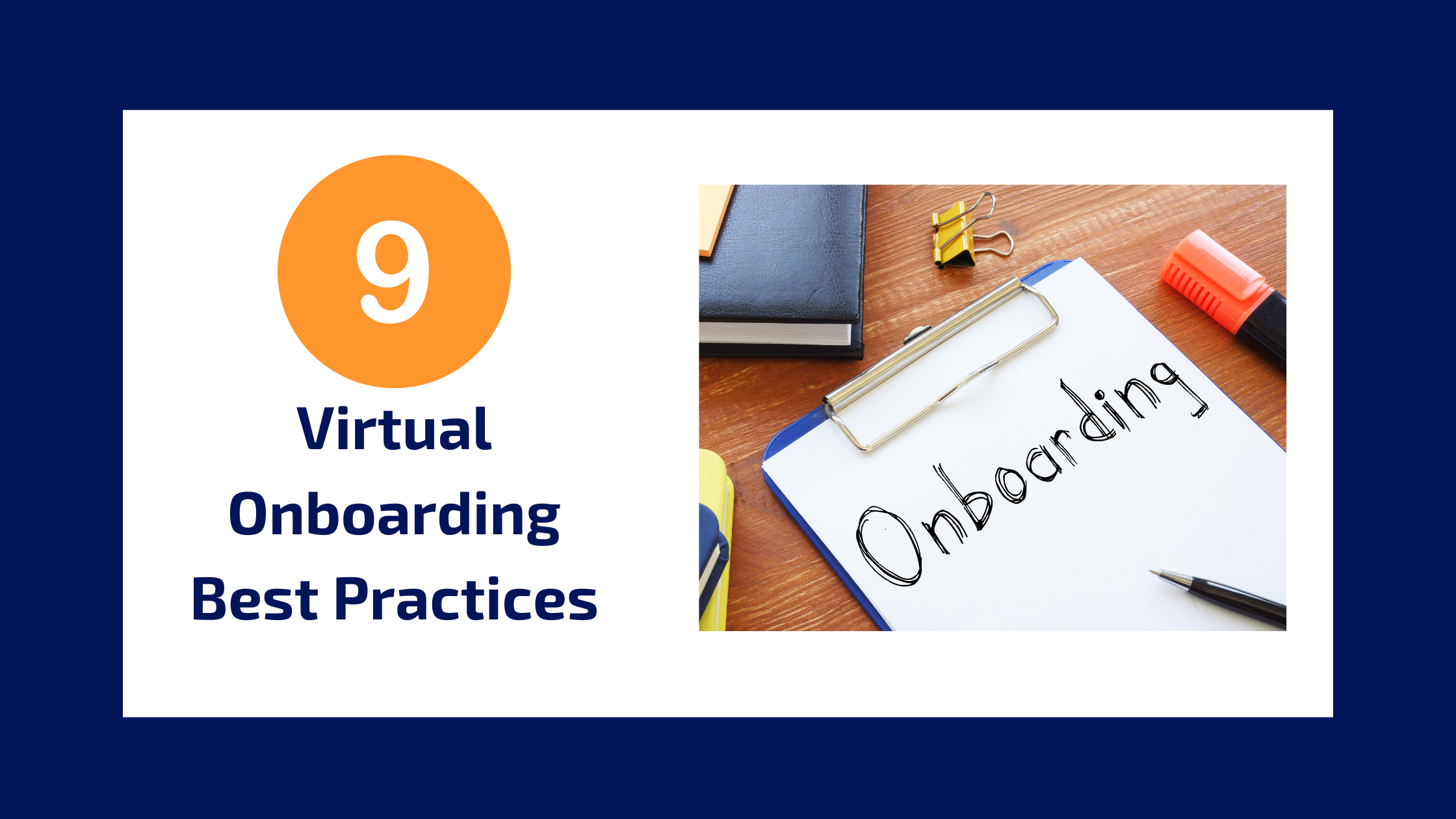 Virtual onboarding best practices